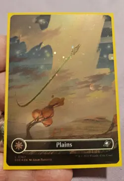 🔥 MTG - Plains - (Borderless Galaxy Foil) EOE #367 Mint 🔥 - Image 1