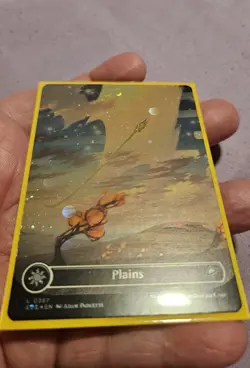 🔥 MTG - Plains - (Borderless Galaxy Foil) EOE #367 Mint 🔥 - Image 3