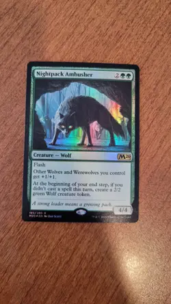 * * 1x FOIL Nightpack Ambusher x1 * * M20 MTG NM Near Mint - Image 2