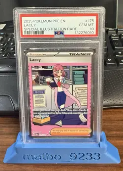 2025 Pokemon Lacey Prismatic Evolutions 175/131 Special Illustration Rare Psa 10 - Image 1