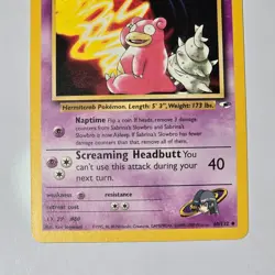 Sabrina's Slowbro 60/132 Gym Heroes Uncommon Pokemon TCG WotC 2000 Ken Sugimori - Image 3