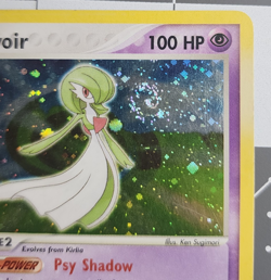 Gardevoir 2004 Pokemon TCG EX Battle Stadium 7/109 Holo Swirl Rare - Damaged - Image 4
