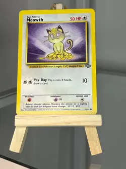 Pokemon TCG Meowth Jungle 56/64 Regular Promo Promo English 1999 WOTC - Image 1