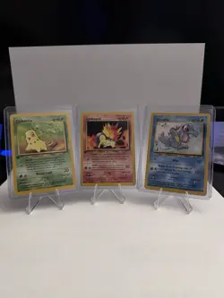 Pokemon Neo Genesis Johto Starters 1st Edition Chikorita, Cyndaquil, Totodile - Image 1
