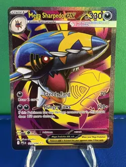 Pokemon TCG Mega Sharpedo EX 113/094 Phantasmal Flames Ultra Rare - NM - Image 1