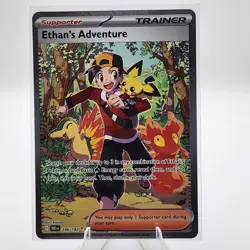 2925 Pokemon DRI EN Special Illustration Rare #236 Ethan's Adventure - Image 1