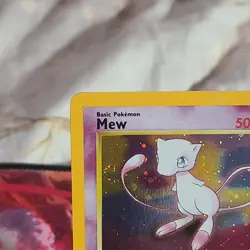 Pokemon Mew 9 Black Star Promo Holo Foil LP with Swirl By Tail - Image 2