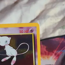 Pokemon Mew 9 Black Star Promo Holo Foil LP with Swirl By Tail - Image 3