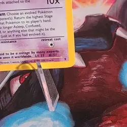 Pokemon Mew 9 Black Star Promo Holo Foil LP with Swirl By Tail - Image 4