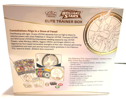 POKEMON ELITE TRAINER BOX ETB BRILLIANT STARS NEW SEALED AWESOME ! - Image 2