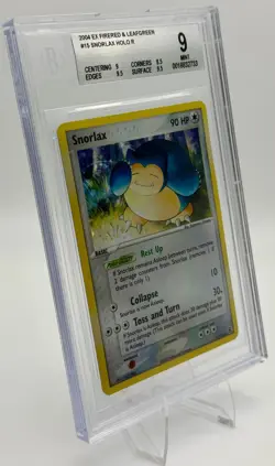 2004 Pokemon EX Fire Red & Leaf Green Snorlax #15/112 Holo BGS 9 Mint Gorgeous - Image 3