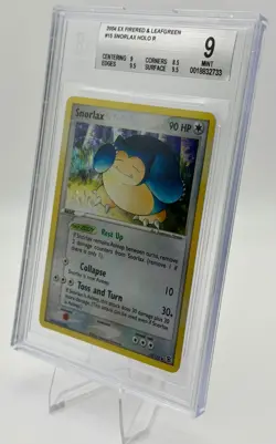2004 Pokemon EX Fire Red & Leaf Green Snorlax #15/112 Holo BGS 9 Mint Gorgeous - Image 4