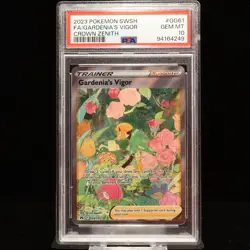 Pokemon TCG - Gardenia's Vigor GG61/GG70 Crown Zenith - PSA 10 GEM MT - Image 2