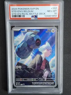 Steven's Beldum SVP 207 - Pokemon BATTLE DECK PROMO - Full Art - PSA 10 - Image 1
