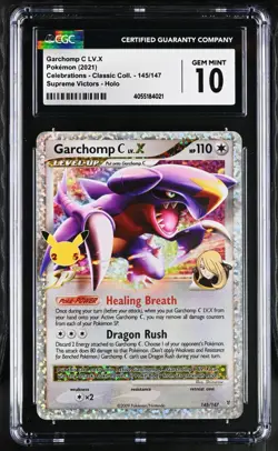Garchomp C LV.X Pokemon 2009 English Celebrations - Classic Collection 145/147 - Image 1