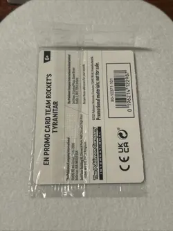 Team Rocket's Tyranitar (Pokemon Center) 096/182 Sealed Promo Pokemon TCG - Image 2