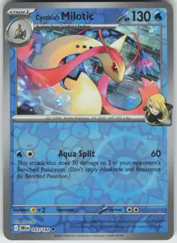 Pokemon Cynthia's Milotic 053/182 SV10: Destined Rivals Uncommon Reverse Holo NM - Image 1