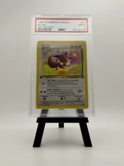 1999 Pokemon Jungle 1st Edition Eevee #51/64 PSA 9 - Image 1