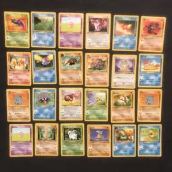 Vtg Pokemon 1st Edition+Unlimited Lot Francais Espanol CURVED Fossil Rocket WOTC - Image 1