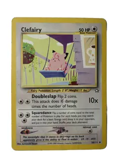 Pokemon TCG Clefairy Neo Genesis 30 Regular Unlimited Uncommon - Image 1
