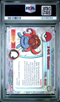 2000 TOPPS CHROME POKEMON T.V. #44 GLOOM PSA 9 - Image 2