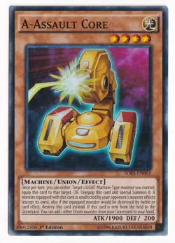 Yugioh A-Assault Core SDKS-EN001 Super Rare 1st Edition - Image 1