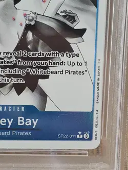 Whitey Bay (Parallel) ST22-011 Starter Deck 22: Ace & Newgate Foil PSA 9 - Image 3