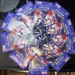 One Piece TCG Azure Sea’s Seven OP14-EB04 Blister Pack Lot of 10 Factory Sealed - Image 1