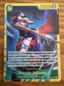 Dracule Mihawk - OP14-119 OP14-119 The Azure Sea's Seven Foil NM - Image 1