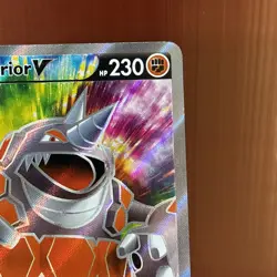 Pokemon TCG Full Art Rhyperior V #181/189 Darkness Ablaze Set M/NM - Image 3