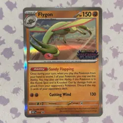 Flygon 016 MEP Promo Stamped Phantasmal Flames Prerelease Pokemon TCG NM - Image 1