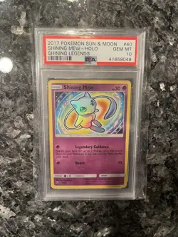 2017 Pokemon Shining Mew Holo Shining Legends 40/73 PSA 10 GEM MINT Shiny - Image 1