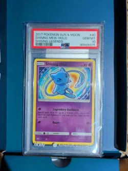 Pokemon TCG Shining Mew Holo Rare Card 40/73 Shining Legends - Image 1