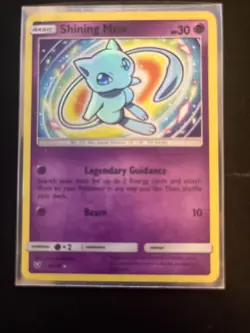 Pokemon TCG Shining Mew Holo Rare Card 40/73 Shining Legends Series - Image 3