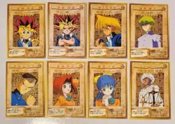 Yugioh! Japanese bandai 1-8set character cards Yami Yugi Joey Wheele Seto Kaiba - Image 1