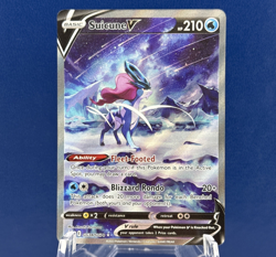 Suicune V GG38/GG70 Crown Zenith: Galarian Gallery Holo Pokemon TCG NM - Image 1