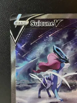 Pokemon TCG Suicune V GG38/GG70 Crown Zenith Galarian Gallery Holo Card - Image 5