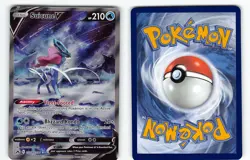 SUICUNE V GG38/GG70 HOLO RARE V CROWN ZENITH GALARIAN GALLERY POKEMON NM - Image 1