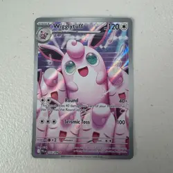 Pokemon TCG Wigglytuff 105/094 Me02: Phantasmal Flames Holo Illustration Rare NM - Image 1