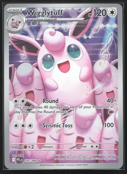 Wigglytuff 105/094 Me02: Phantasmal Flames Holo Illustration Rare Pokemon NM - Image 1