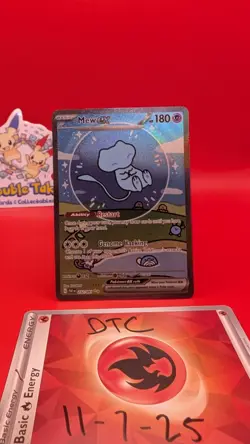 Pokemon TCG Paldean Fates Bubble Mew EX 232/091 Special Illustration Rare Card - Image 1