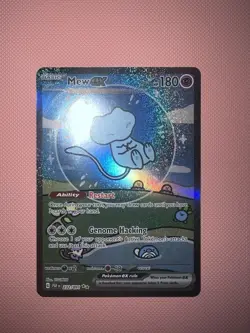 Pokemon TCG SV Paldean Fates Mew ex Bubble Mew 232/091 Special Illustration Rare - Image 1