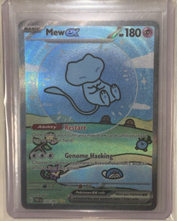 Pokemon TCG Paldean Fates Bubble Mew EX 232/091 Special Illustration Rare SIR NM - Image 1