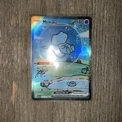 Pokemon TCG Paldean Fates Bubble Mew EX 232/091 Special Illustration Rare SIR NM - Image 1