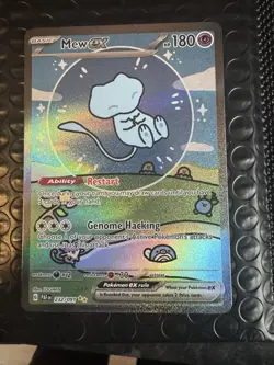 Pokemon TCG SV Paldean Fates Mew ex Bubble Mew 232/091 Special Illustration Rare - Image 1