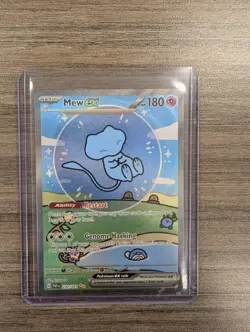Pokemon TCG Paldean Fates Bubble Mew EX 232/091 Special Illustration Rare SIR - Image 1