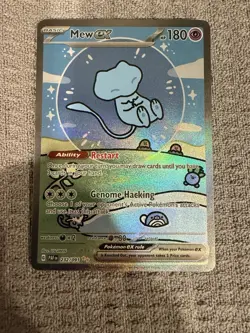 Pokemon TCG Paldean Fates Bubble Mew EX 232/091 Special Illustration Rare SIR NM - Image 1