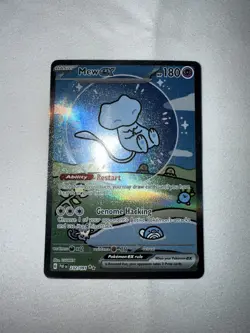 Pokemon TCG Paldean Fates Bubble Mew EX 232/091 Special Illustration Rare SIR NM - Image 1