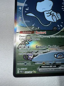 Pokemon TCG Paldean Fates Bubble Mew EX 232/091 Special Illustration Rare SIR NM - Image 4