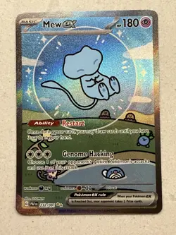Pokemon TCG Paldean Fates Bubble Mew EX 232/091 Special Illustration Rare SIR - Image 1